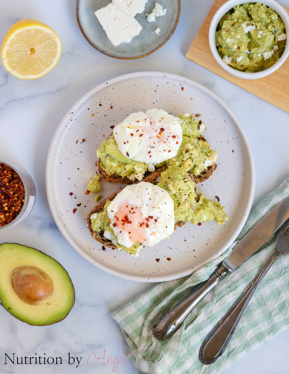 Avocado Feta Toast