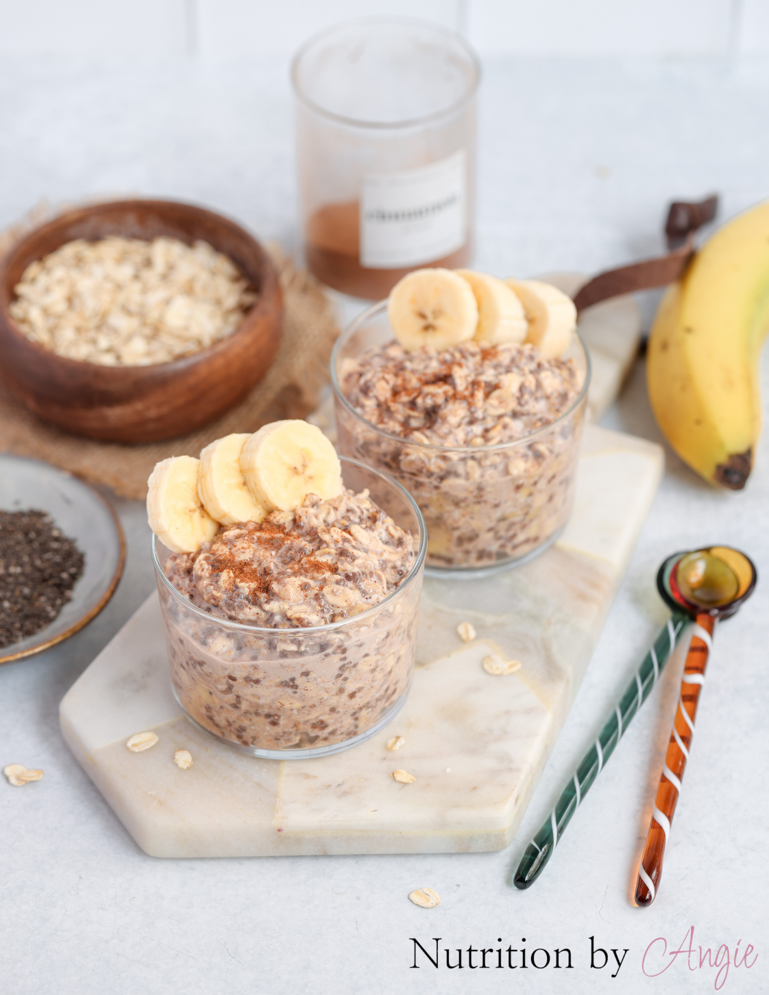 Banana and Chia Overnight Oats