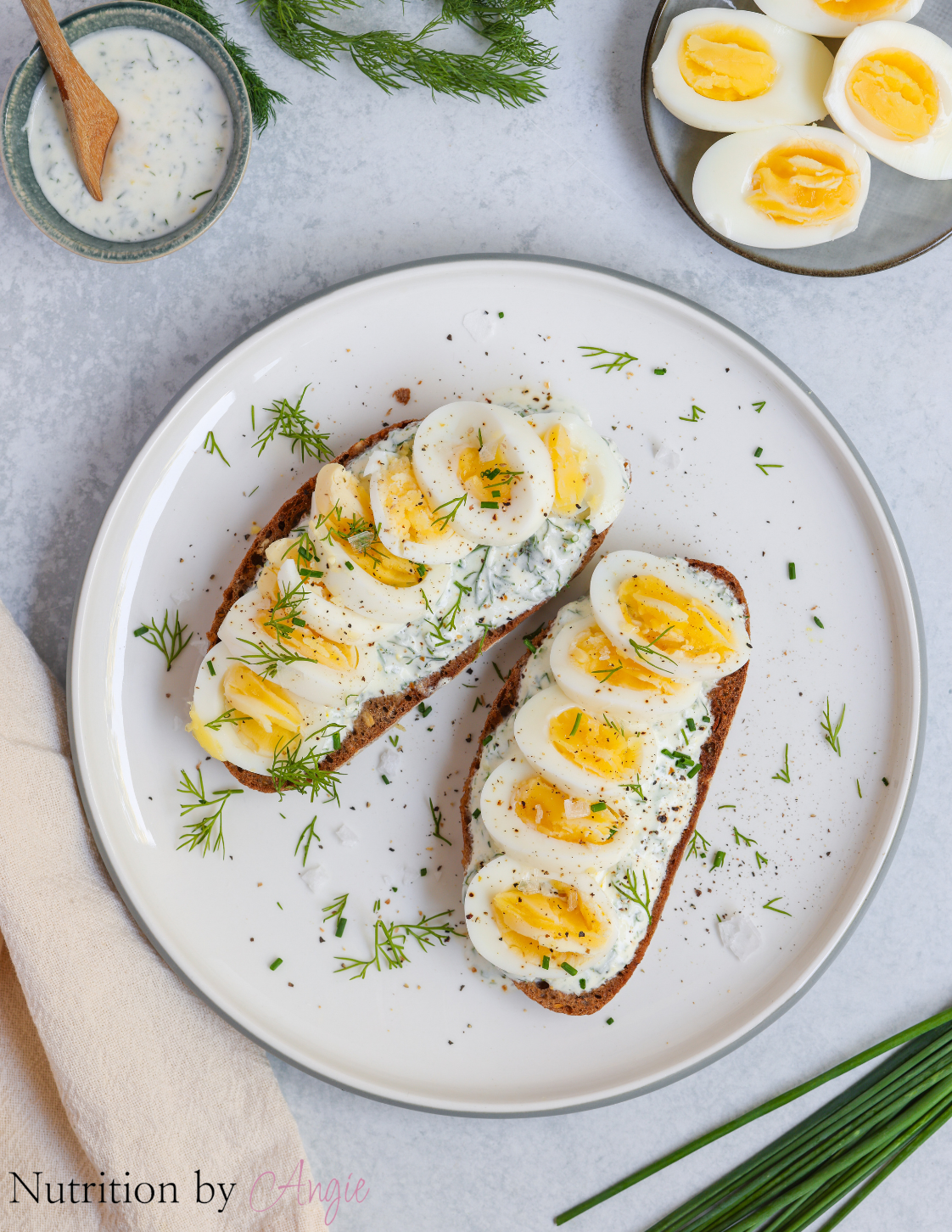 Herbed Egg Toast