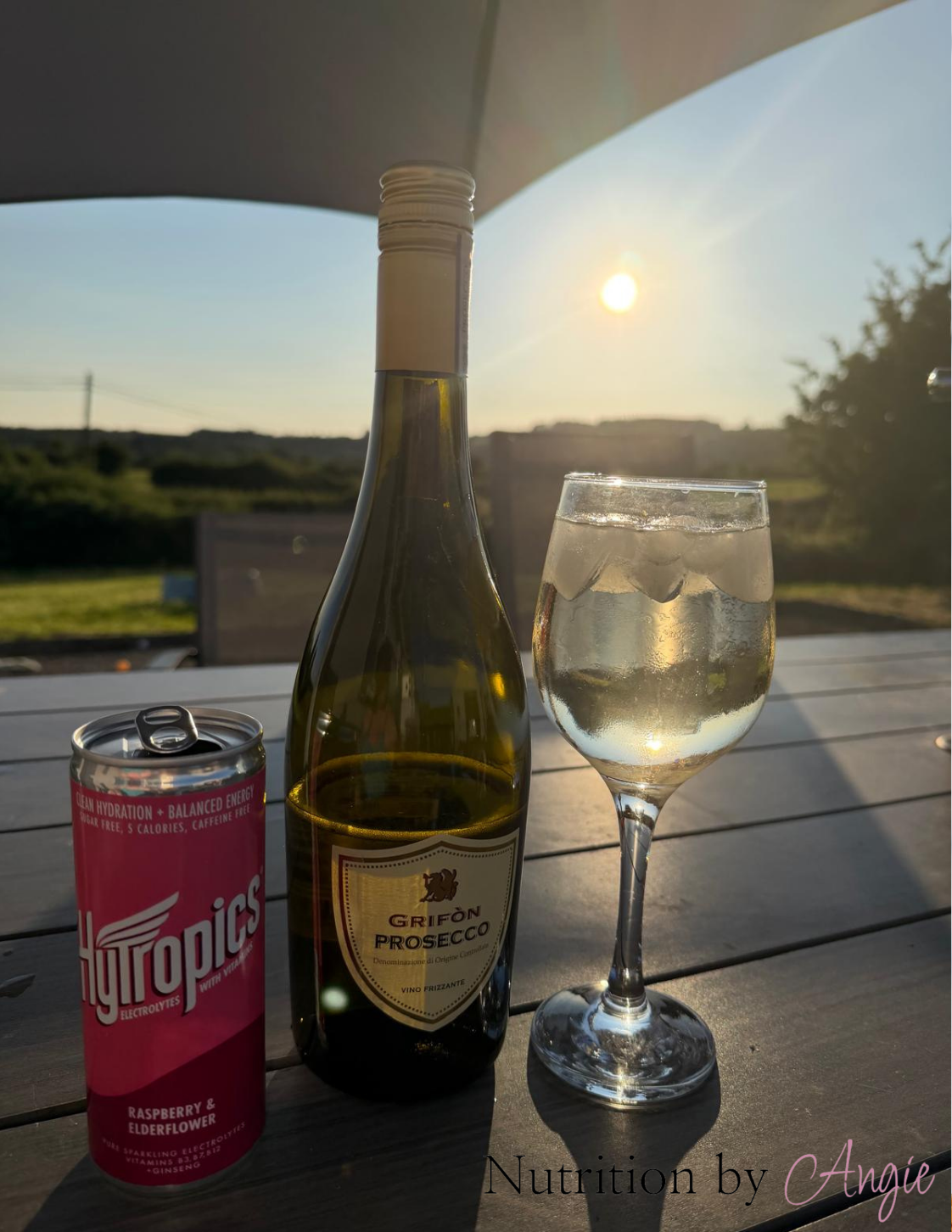 Raspberry and Elderflower Prosecco Spritz