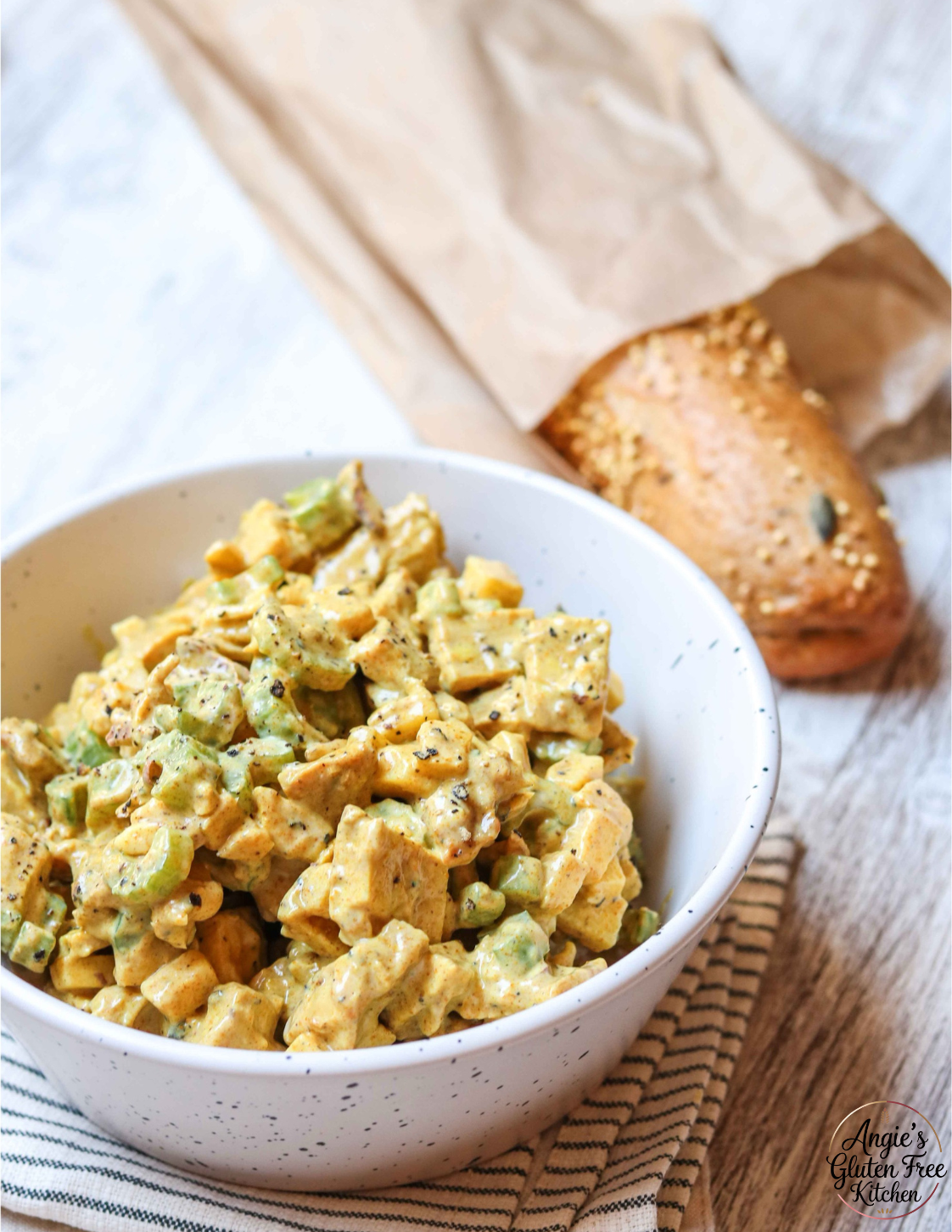 High Protein Coronation Chicken Salad
