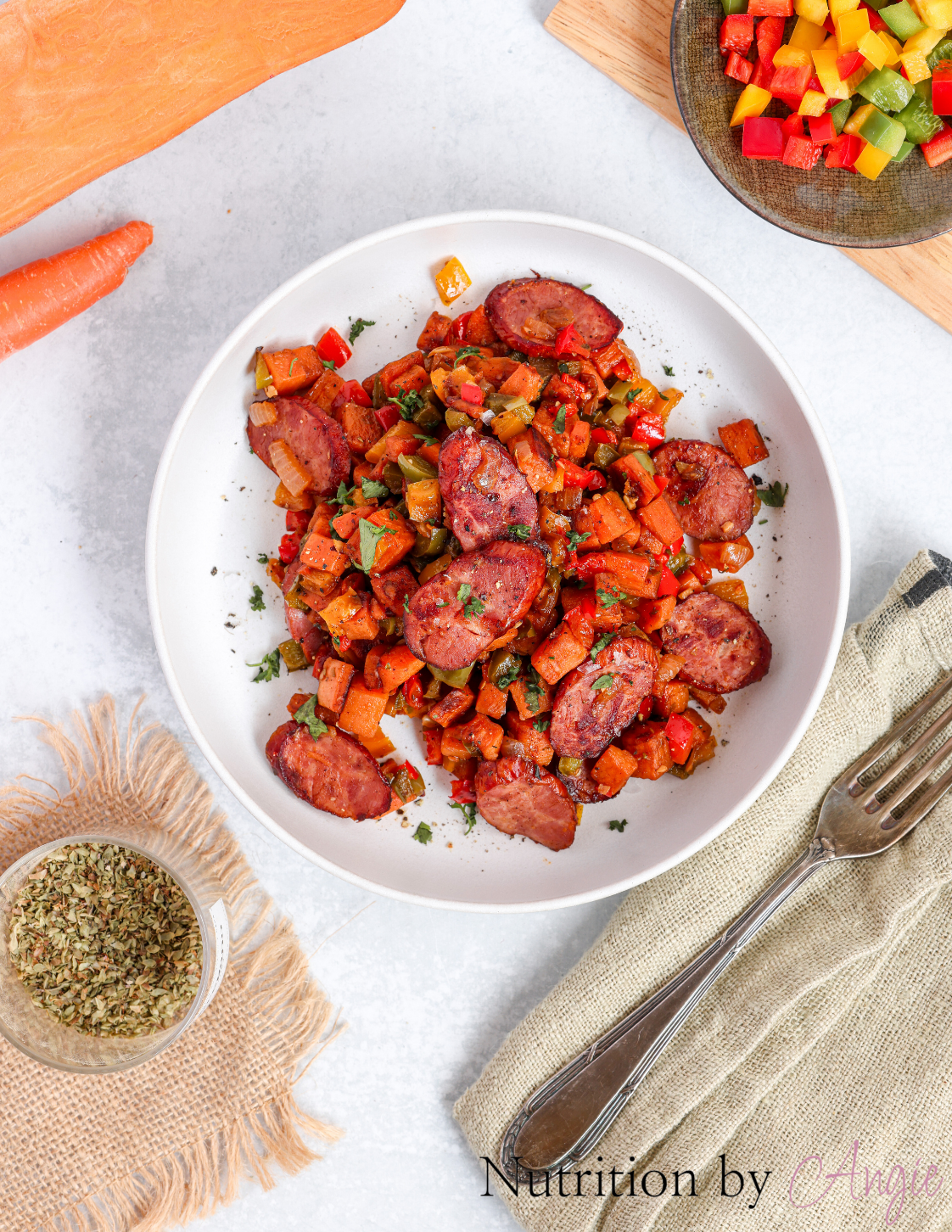 Sausage and Sweet Potato Skillet