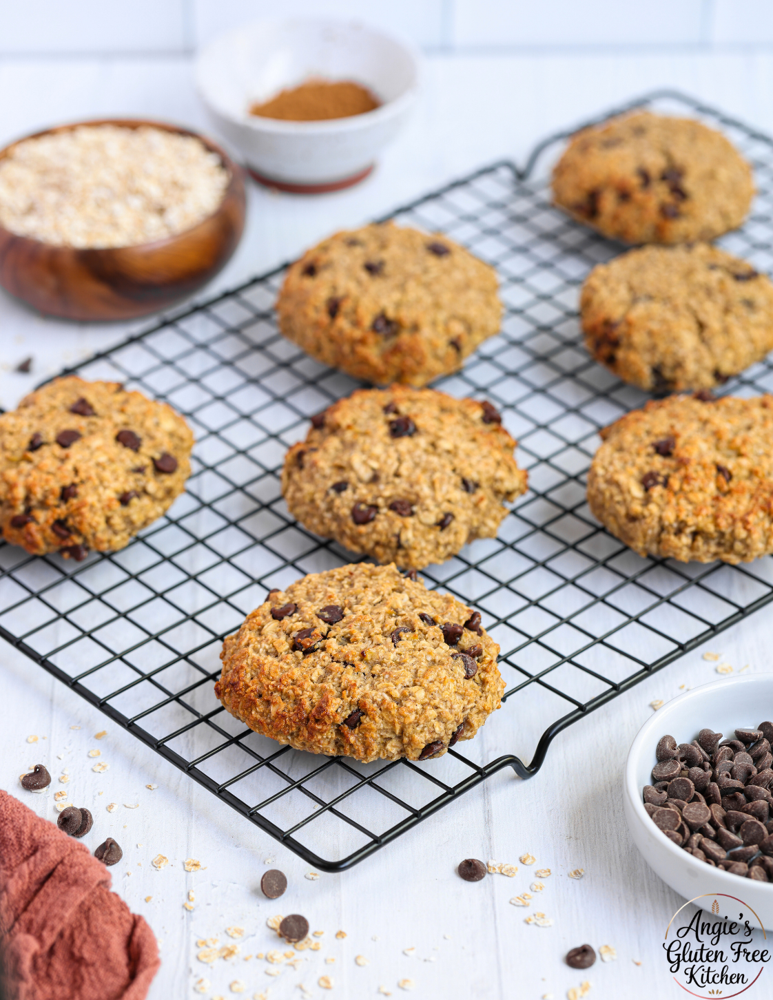 Soft Banana Oat Cookies