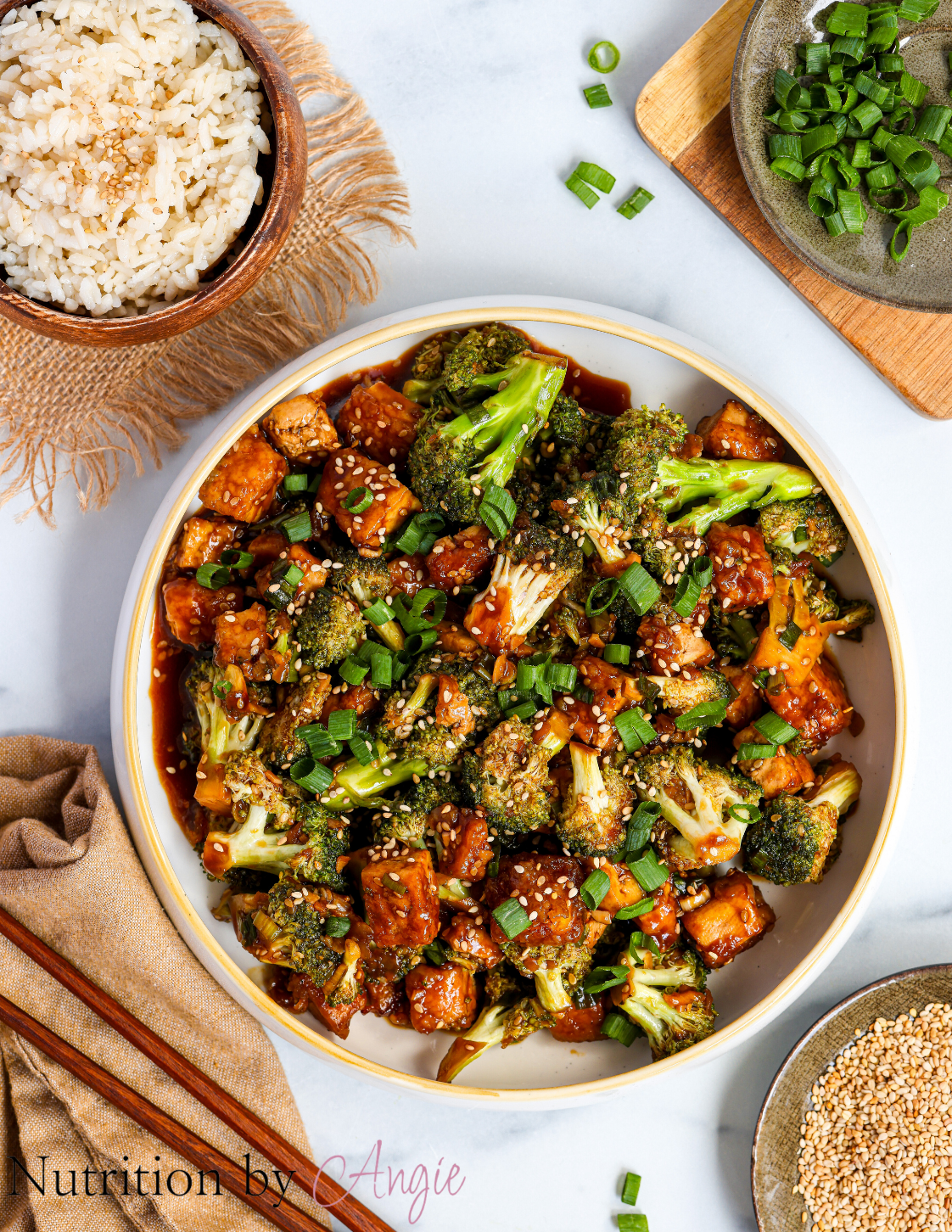 Tofu and Broccoli Stir Fry