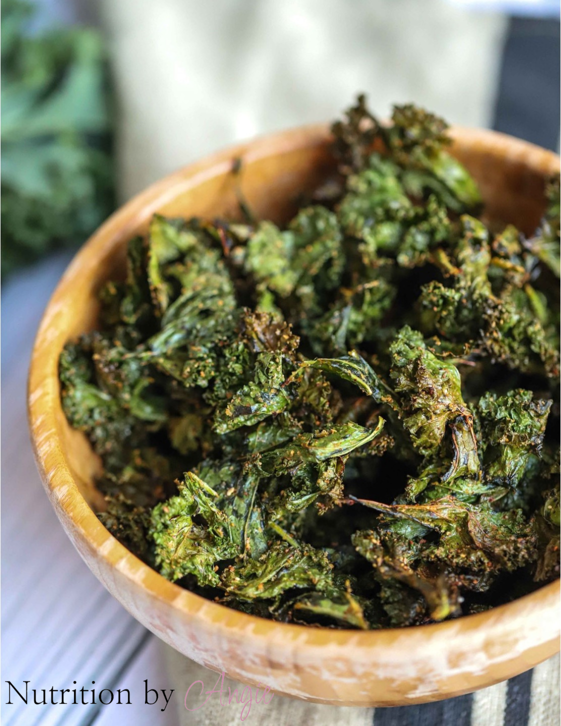Keto Parmesan Kale Crisps