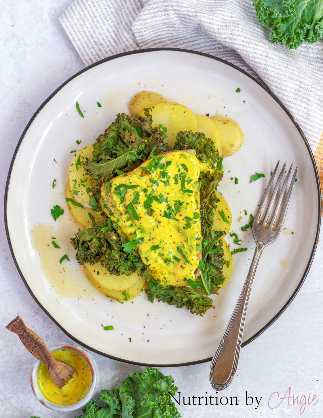 Dijon and Turmeric Tuna Parcels