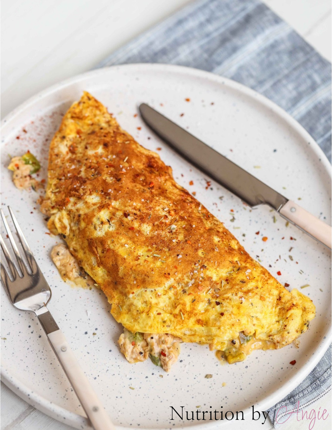 Creamy Tuna Omelet