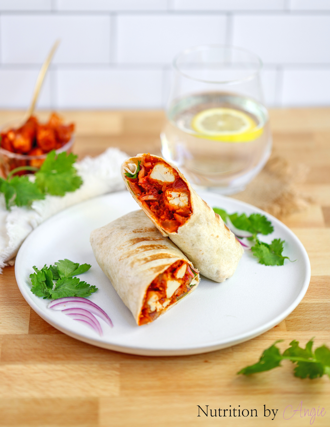 Air-Fried Tofu Breakfast Burrito