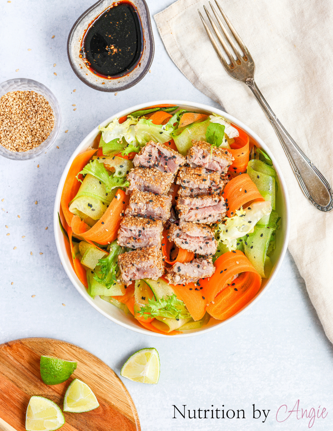 Sesame Seared Tuna Salad