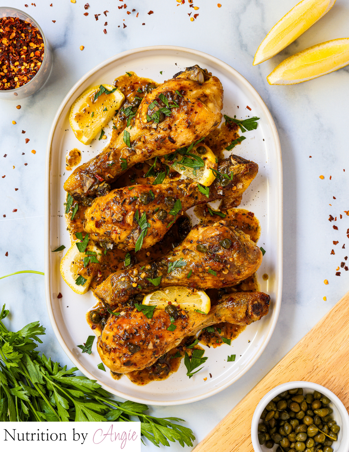 Lemon Garlic Chicken Drumsticks