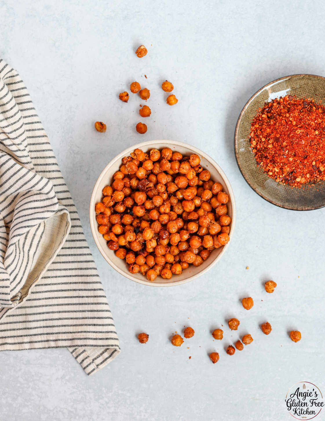 Harissa Roasted Chickpeas
