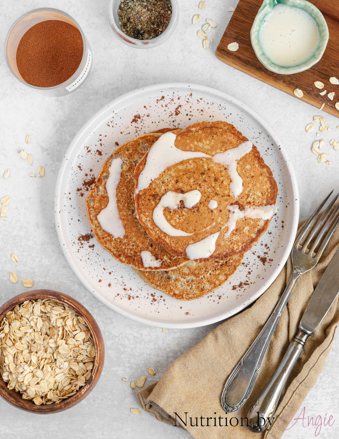 Spiced Gingerbread Pancakes