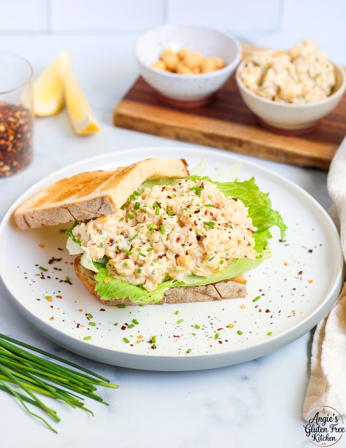 Smash Chickpea Sandwich