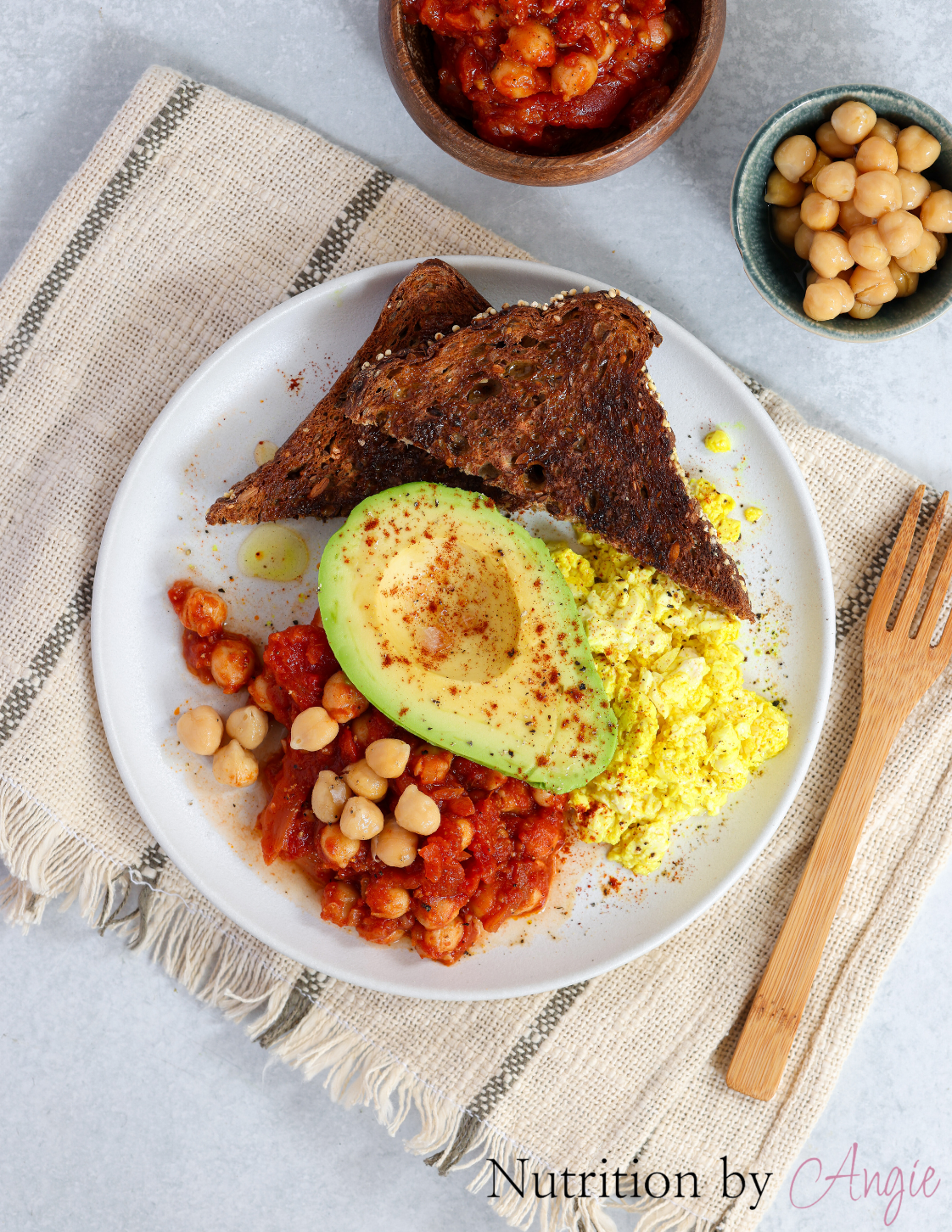 Smoked Tomato Chickpeas