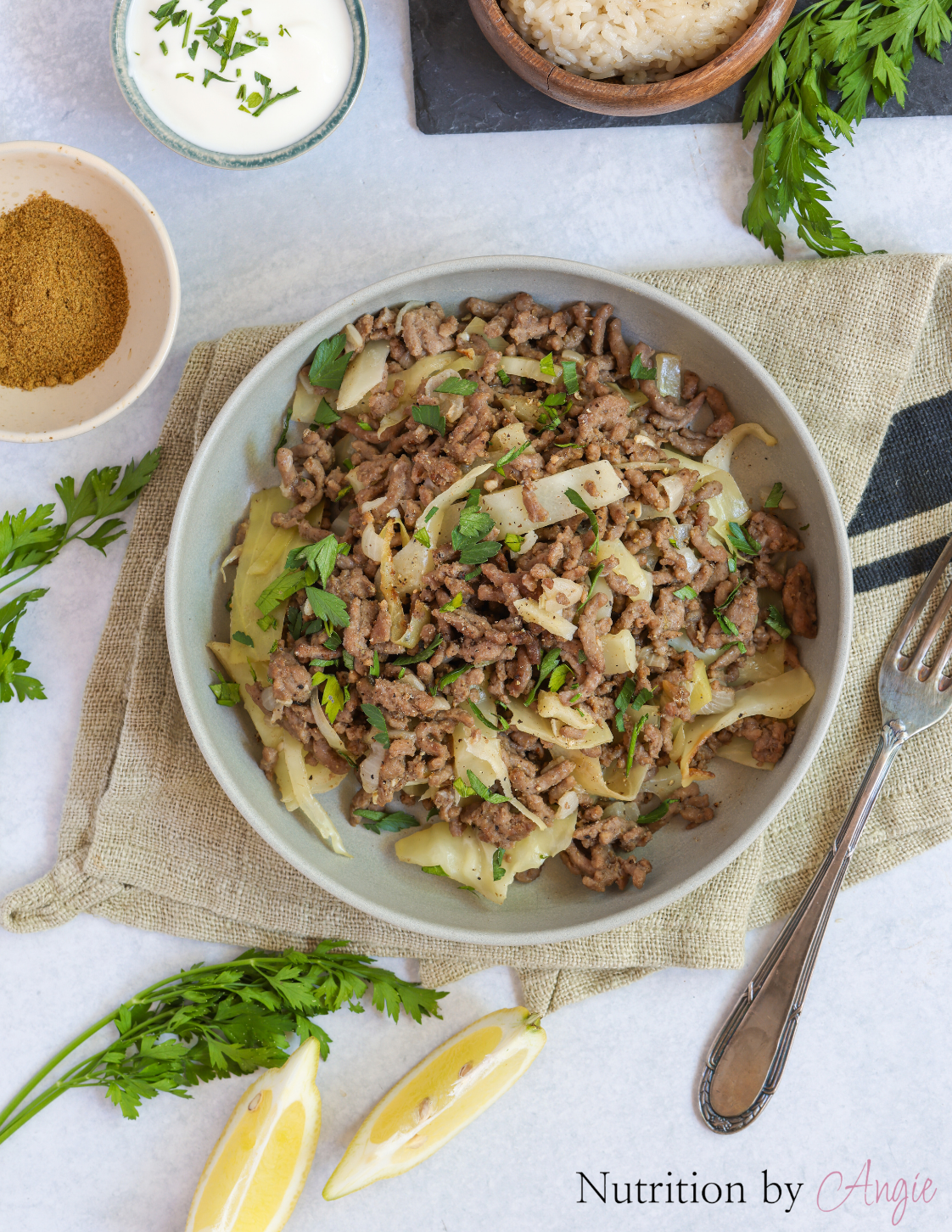 Ground Beef and Cabbage