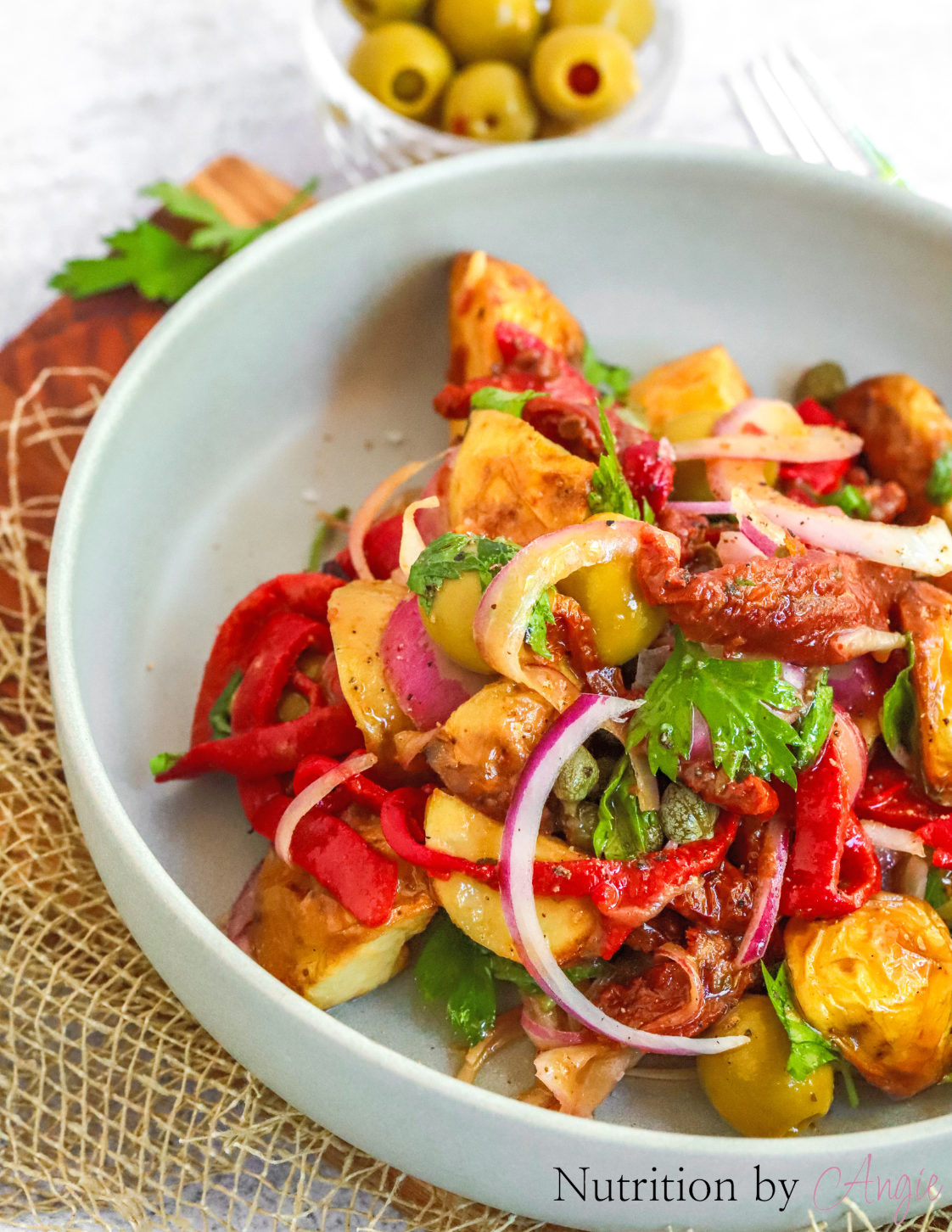 Sun-Dried Tomato Potato Salad