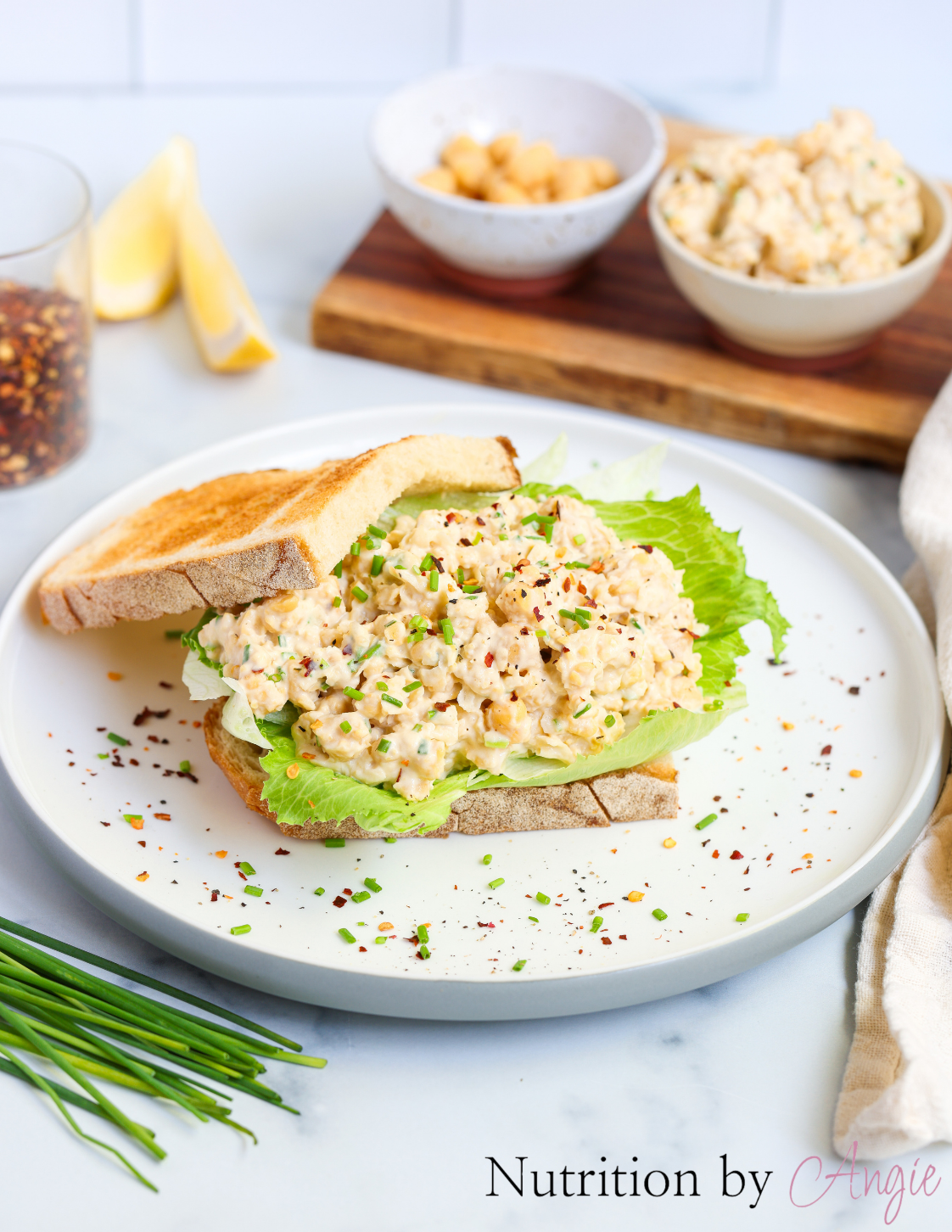 Smashed Chickpea Sandwich