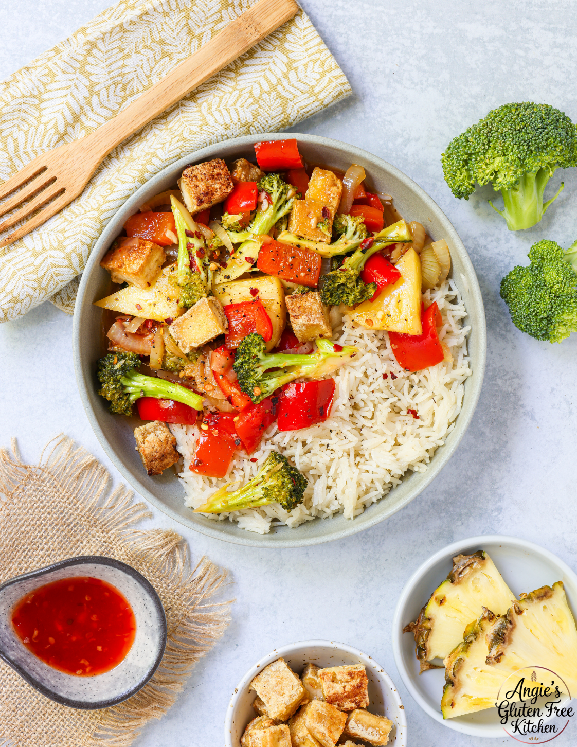 Sweet and Sour Tofu Bowl