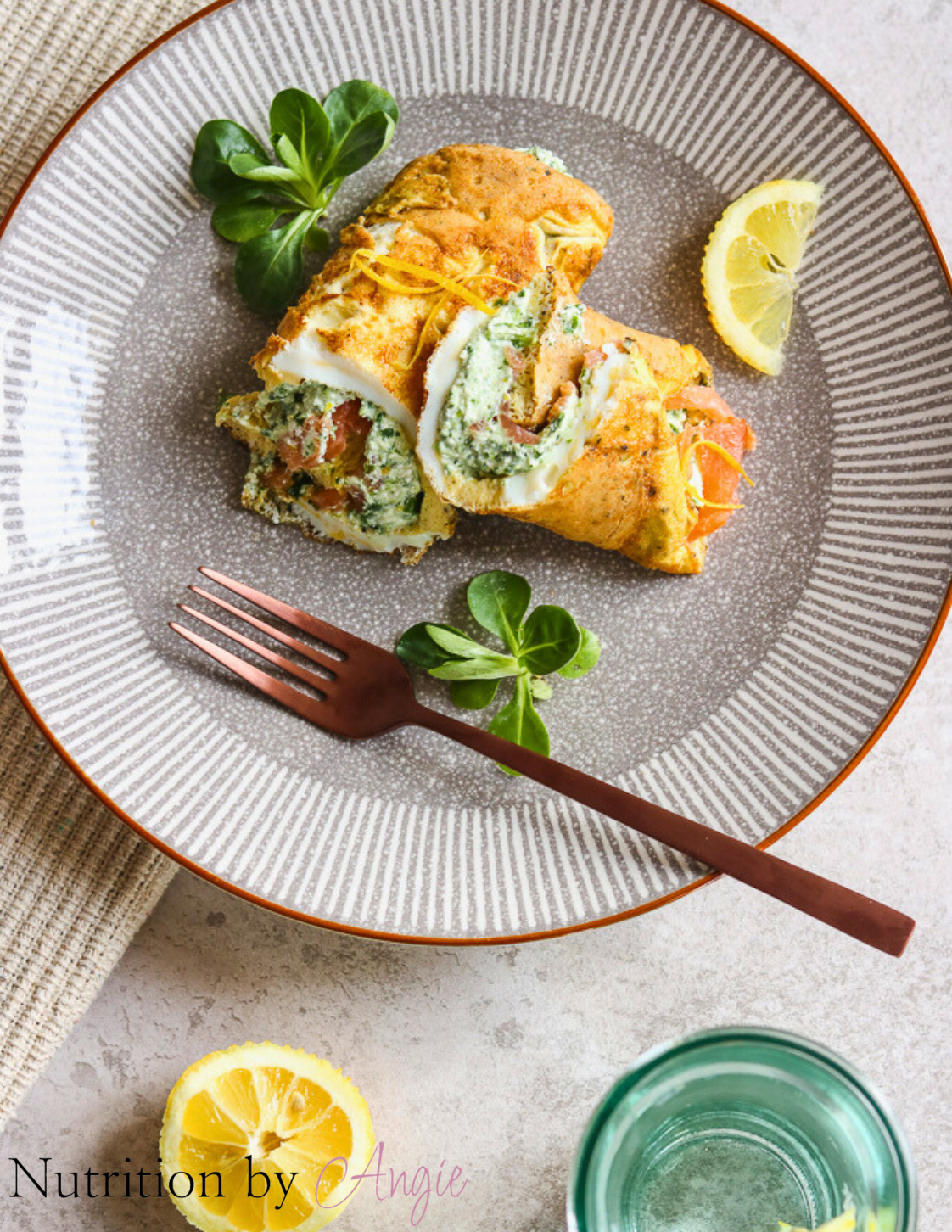 Stuffed Omelet Roll-ups