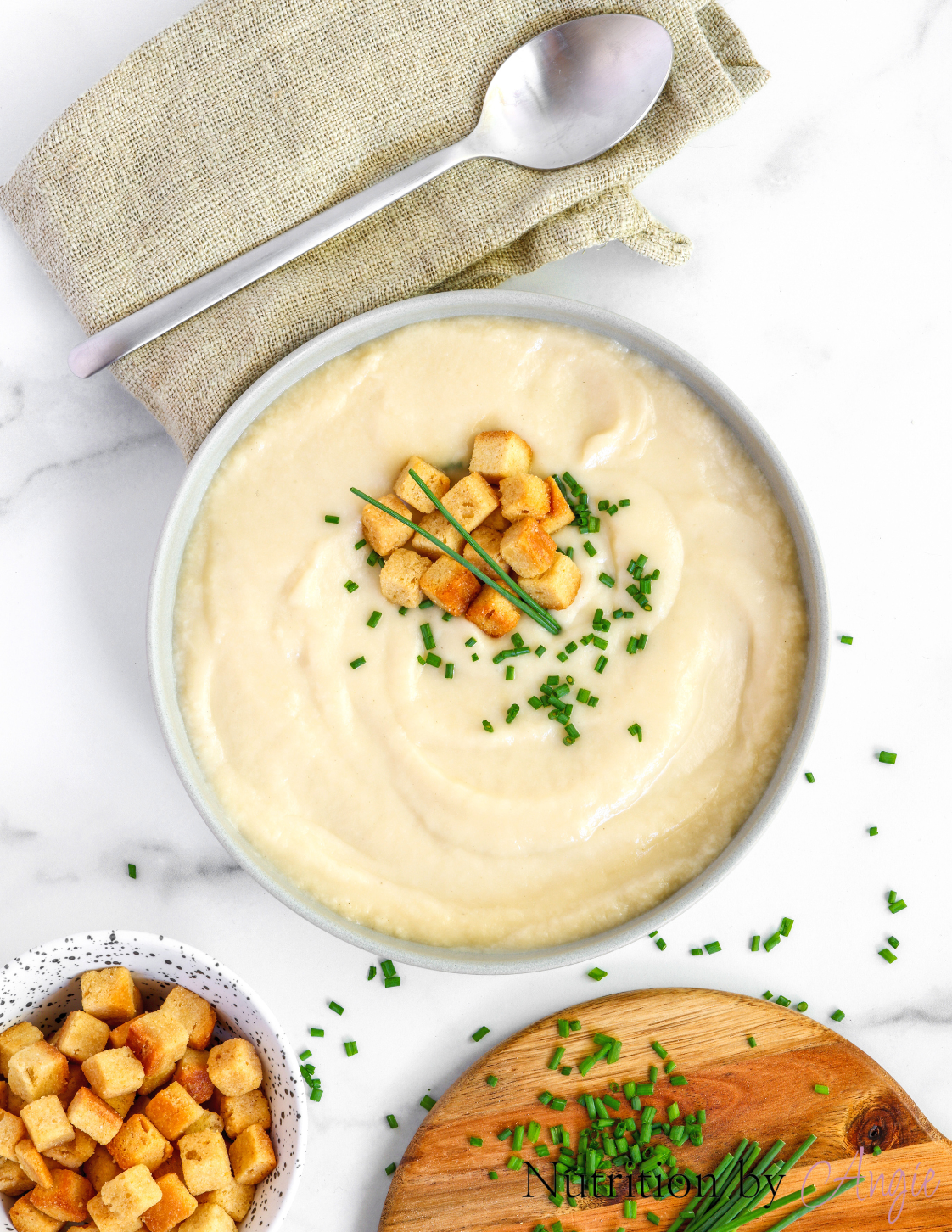 Chilled Cashew Leek Soup