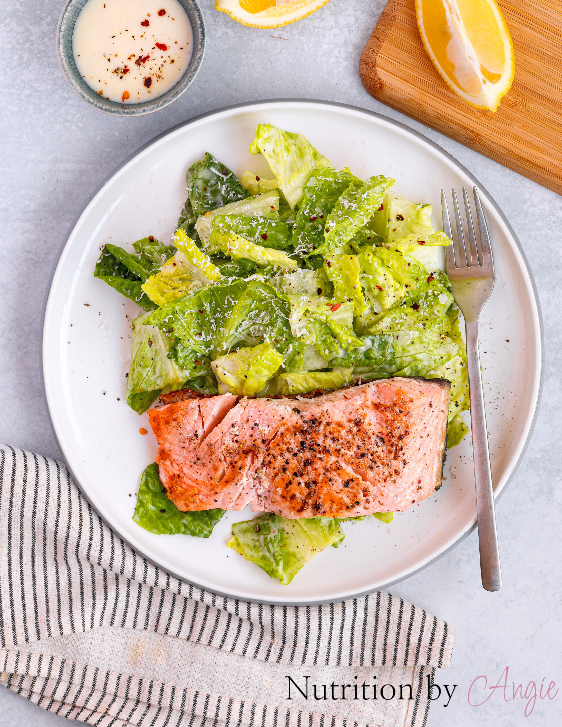 Salmon Caesar Salad