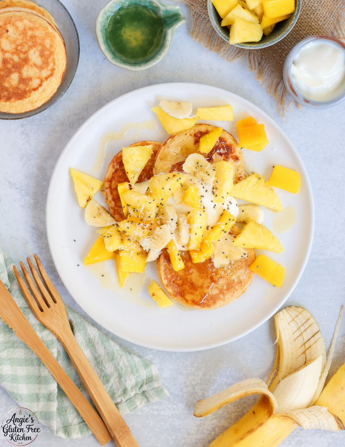 Cottage Cheese and Oat Pancakes