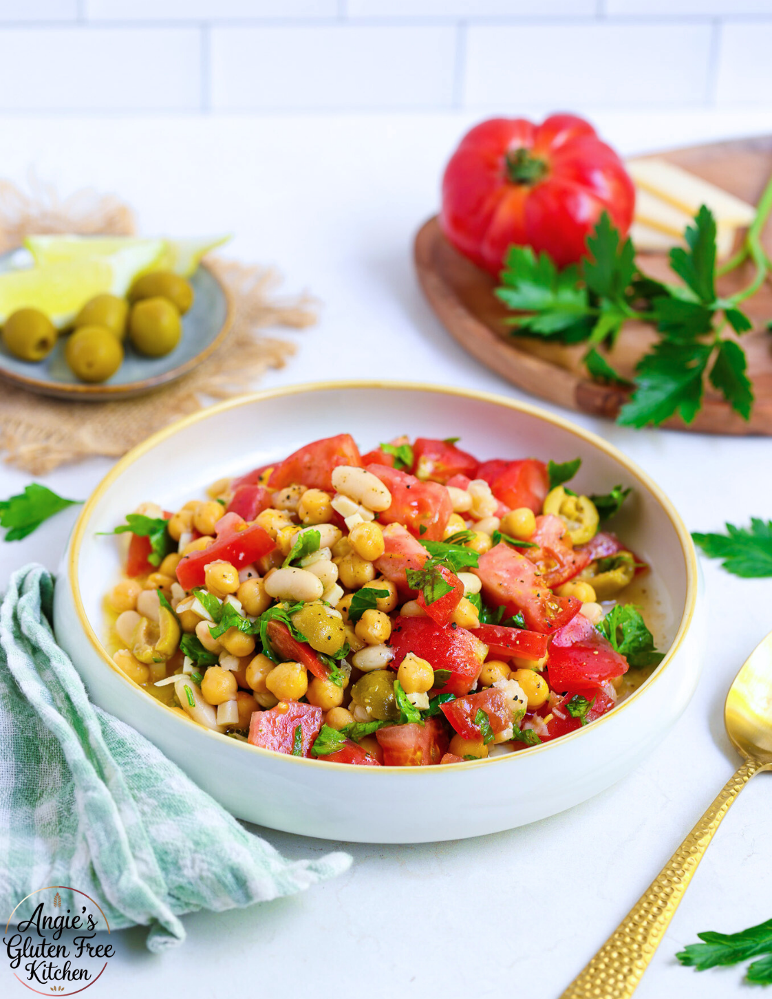 Chickpea Tomato Salad