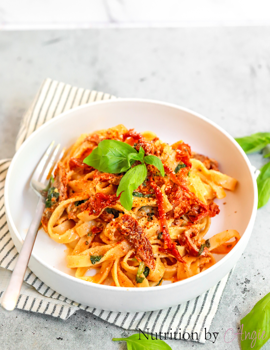 Creamy Low-Carb Tuscan Tagliatelle