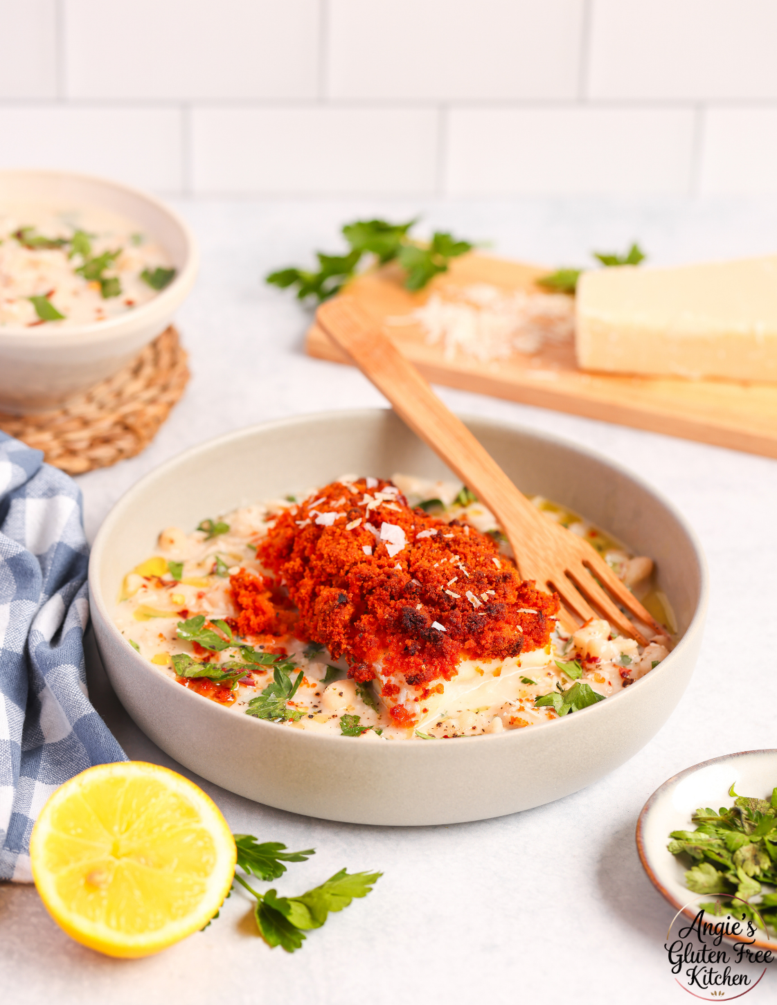 Harissa Cod with Creamy White Beans