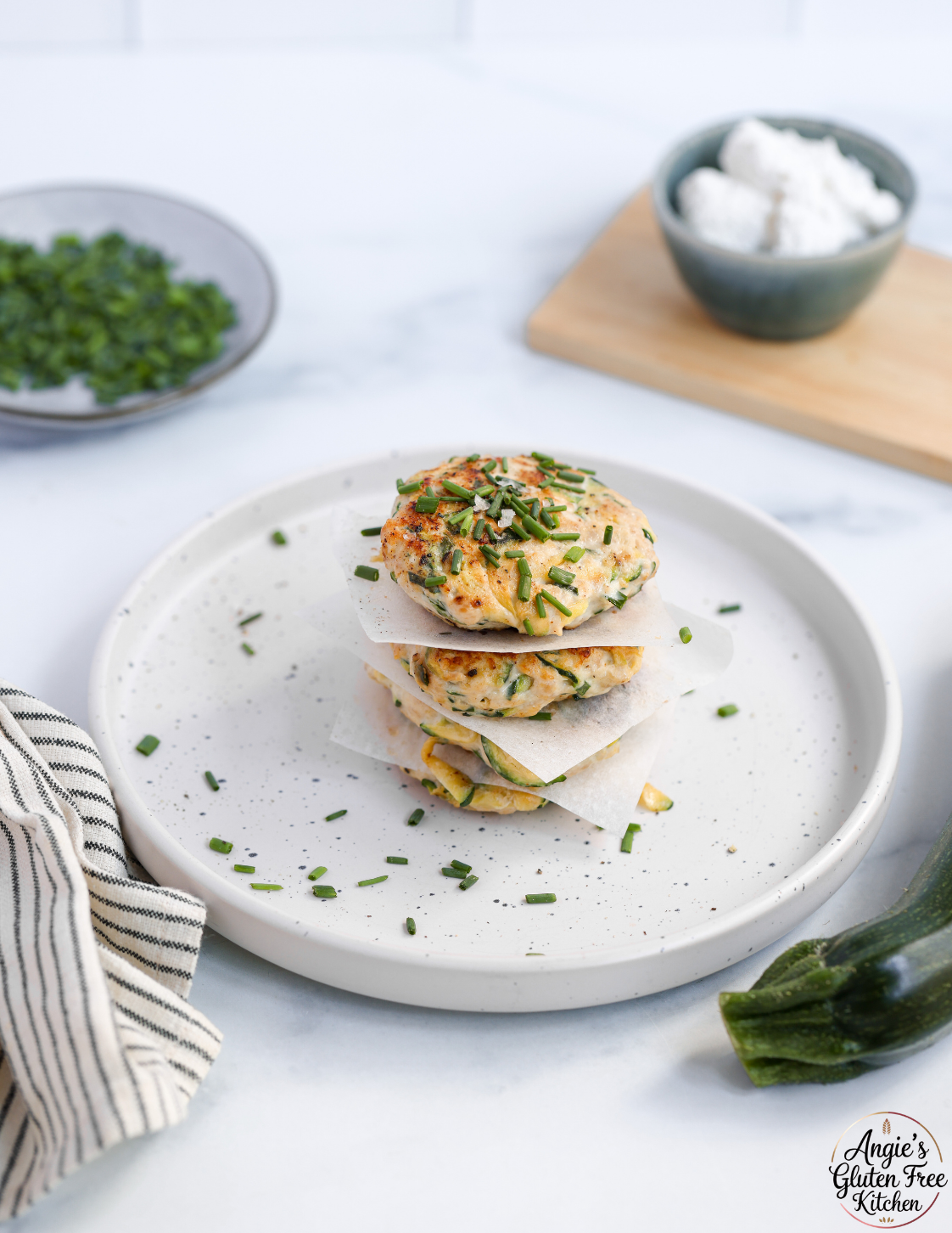 Chicken and Zucchini Fritters