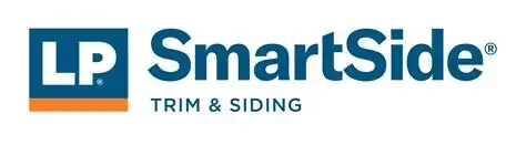 LP SmartSide Trim & Siding logo with blue and orange text.