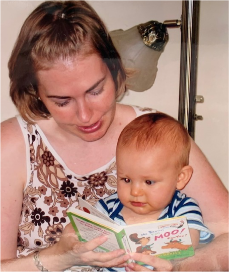 Baby reading