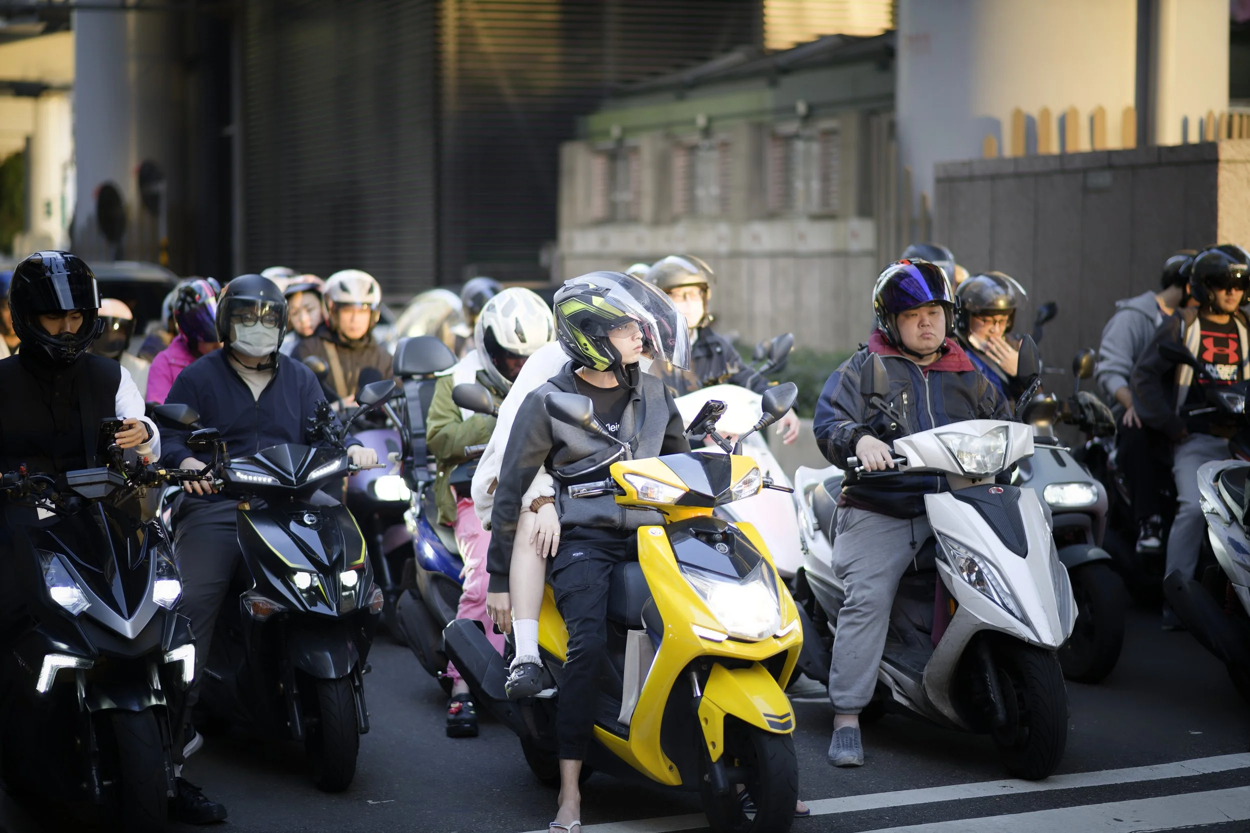 Scooters in Taipei, Taïwan