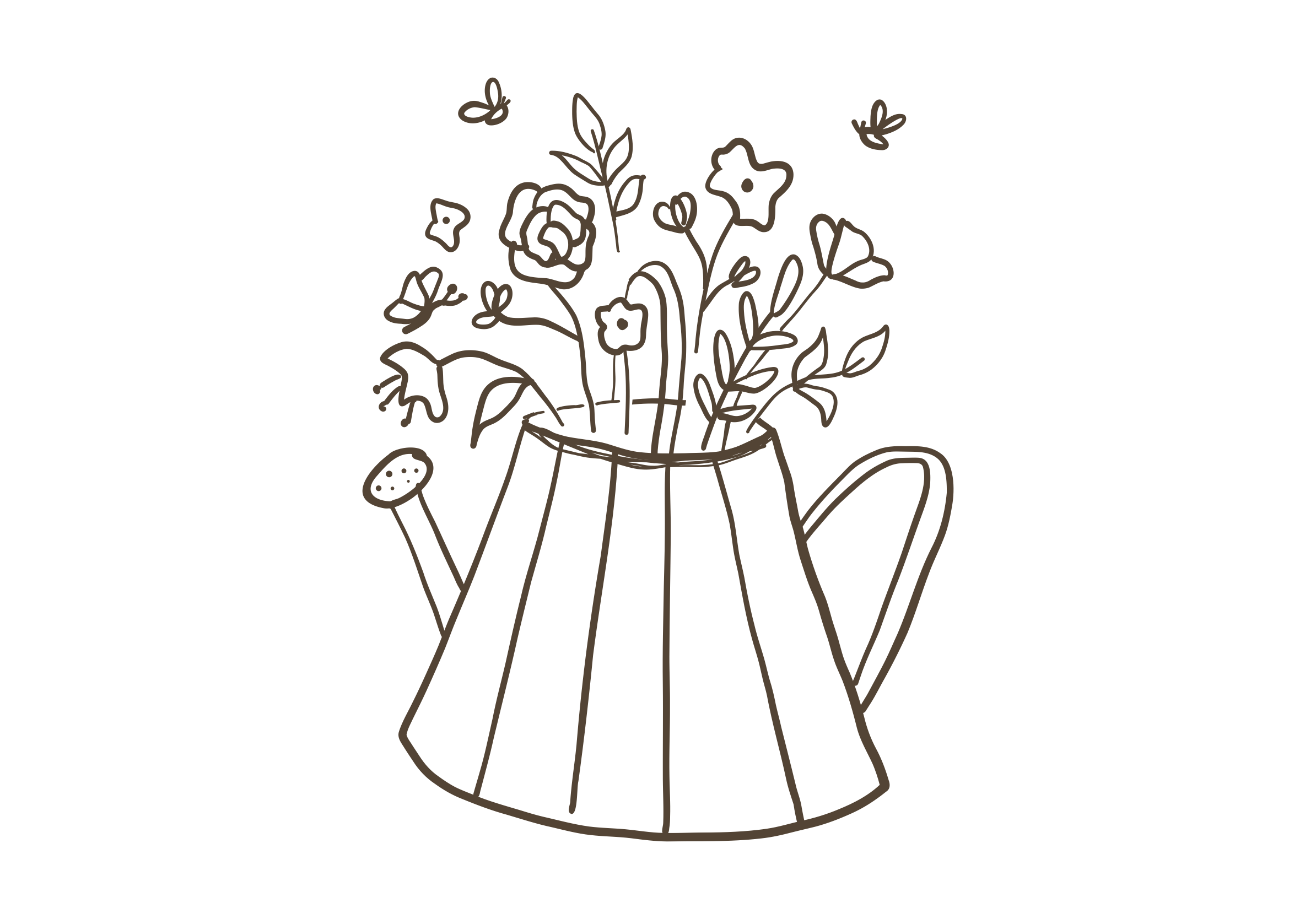 Kuvitettu kuva osana Iriz Silanderin visuaalista ilmettä.