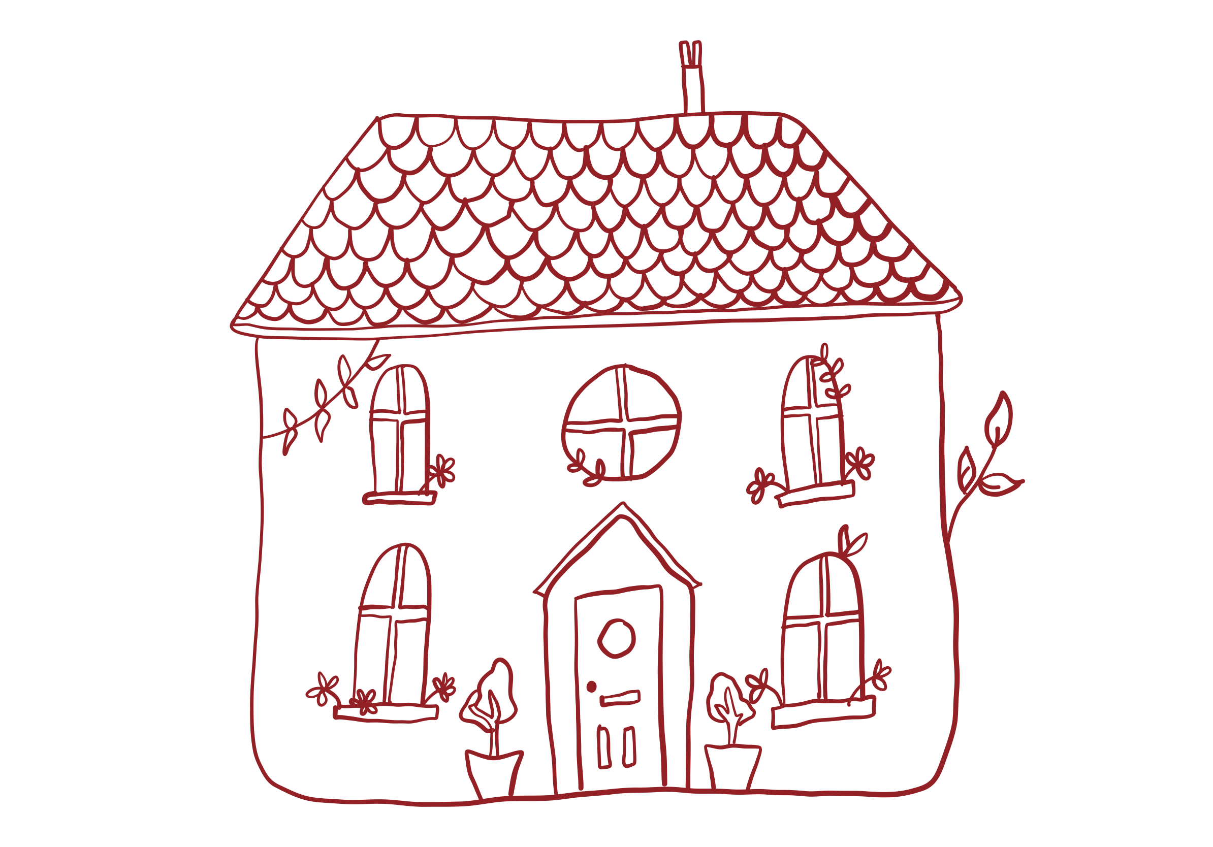 Kuvitettu kuva osana Iriz Silanderin visuaalista ilmettä.