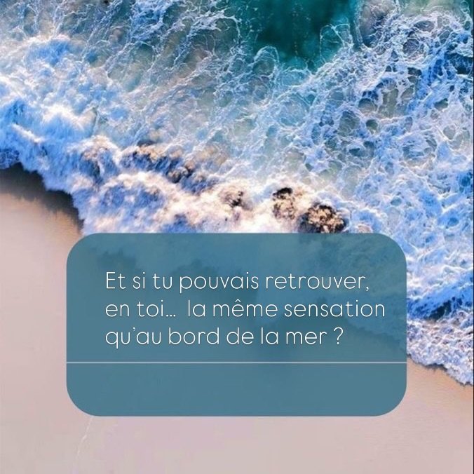 Tu sais, cette sensation quand tu es au bord de la mer&hellip; Quand tu te sens instantan&eacute;ment plus d&eacute;tendu, plus l&eacute;ger.  Et que, sans effort&hellip; tu reviens &agrave; toi.
C&rsquo;est l&rsquo;&eacute;nergie du lieu qui permet 