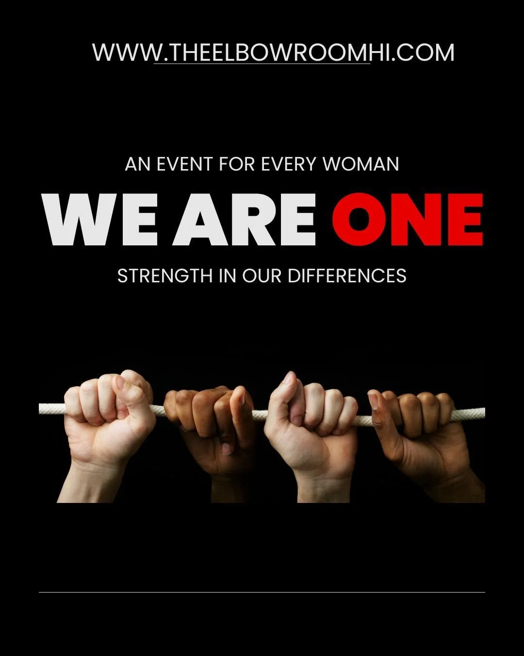 The Elbow Room HI is creating safe spaces for women to participate in showing off their strengths!

Workouts are for Mental Health.
Lifting is an Anti-Depressant.
Running to Stand Tall.
Sisterhood in Strength and Resilience.