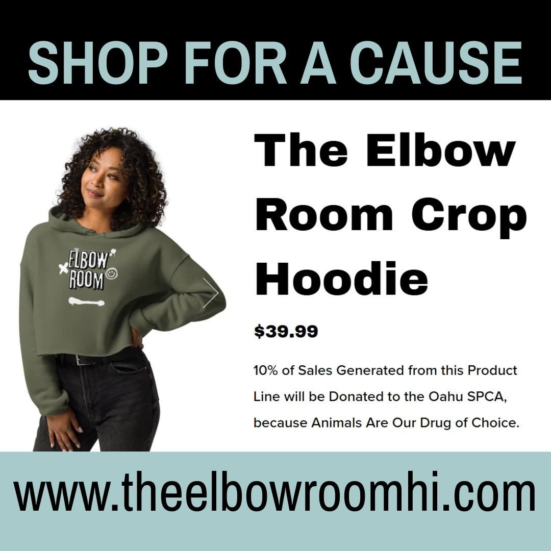 Shop for a Cause - 10% Of All Merch Sold will be donated to the Oahu SPCA. Link in BIO