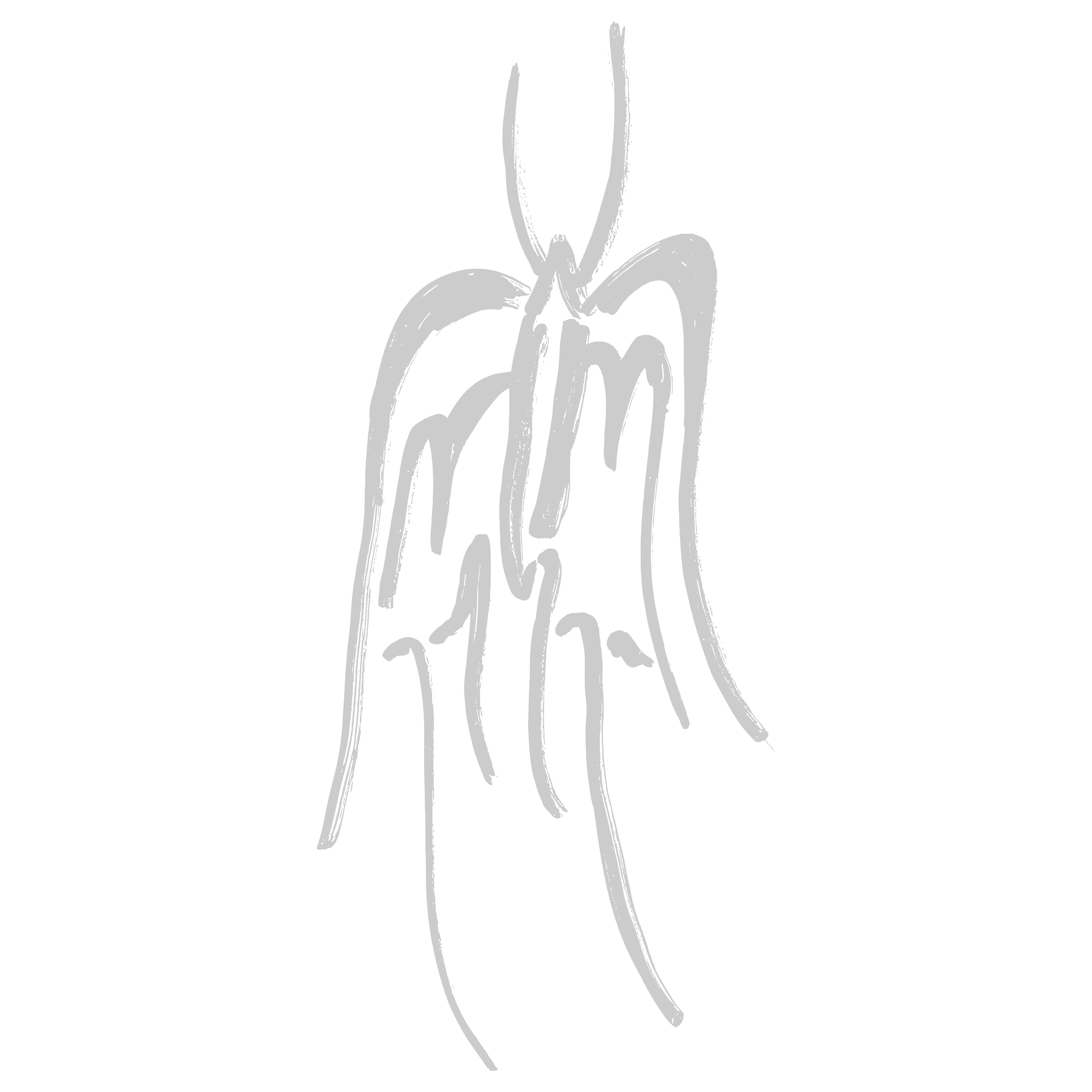 A minimalist black and white line drawing of a banana peel with a banana inside.