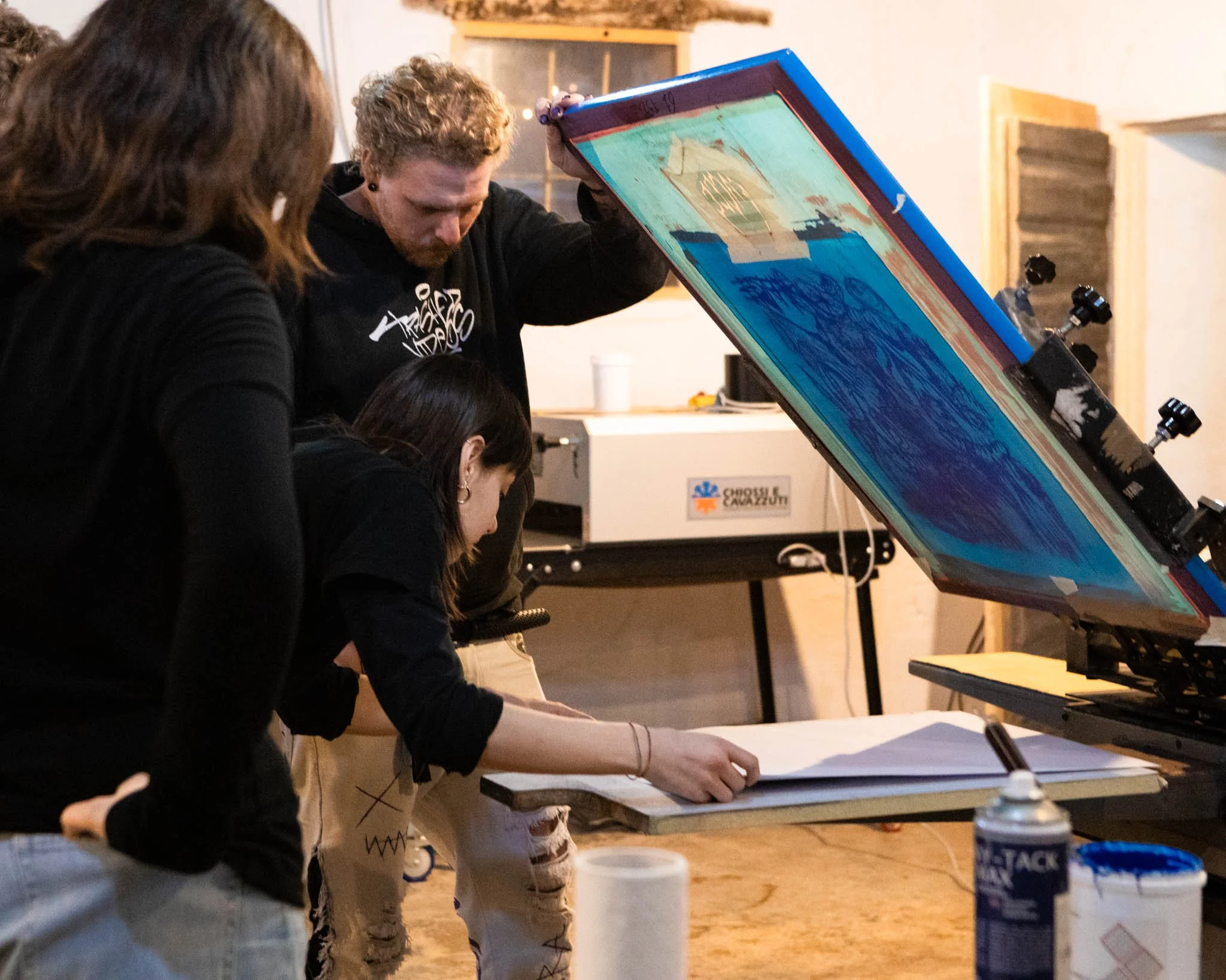 Centratura del supporto in carta.