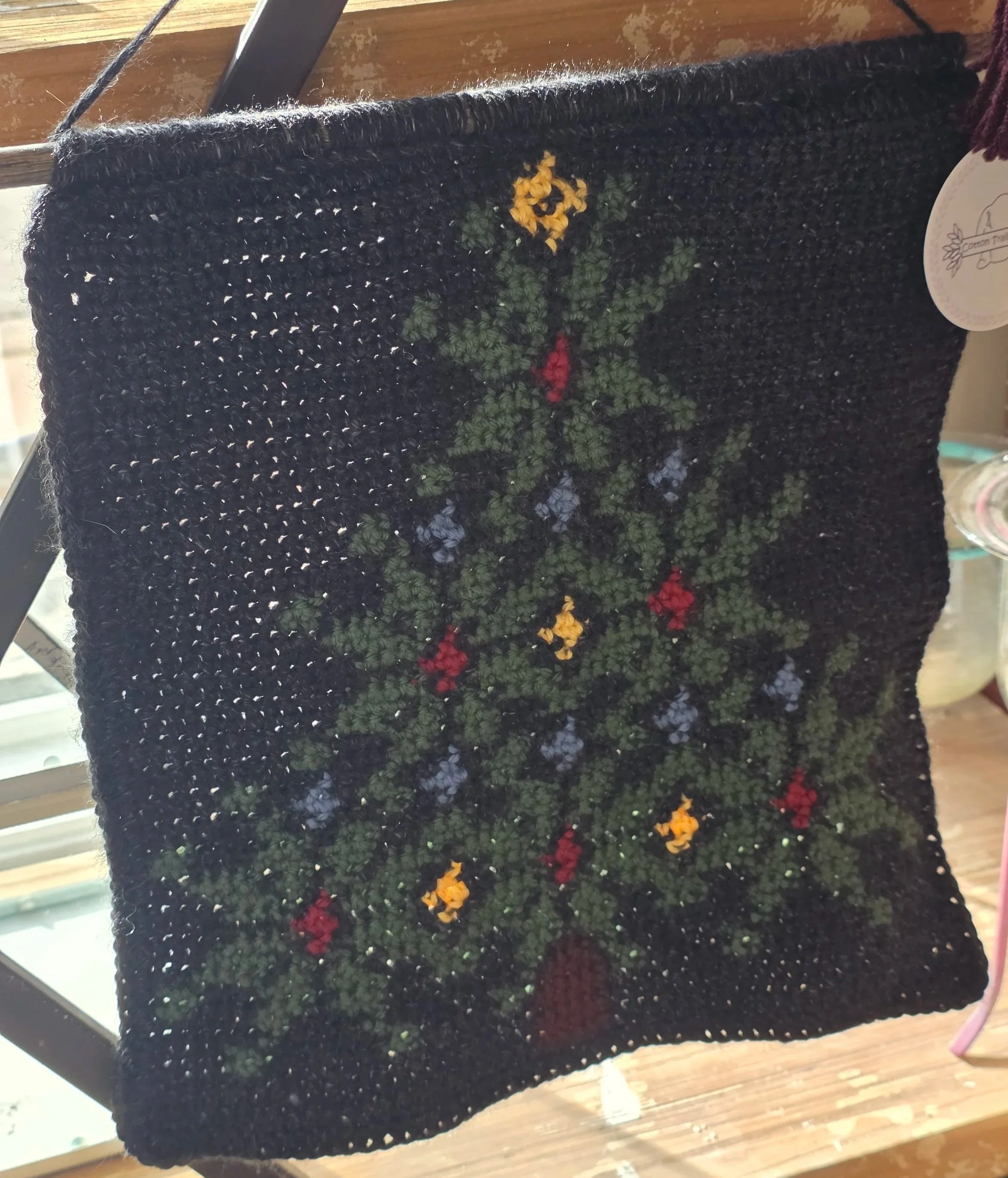 Nordic Inspired Christmas Tree Tapestry