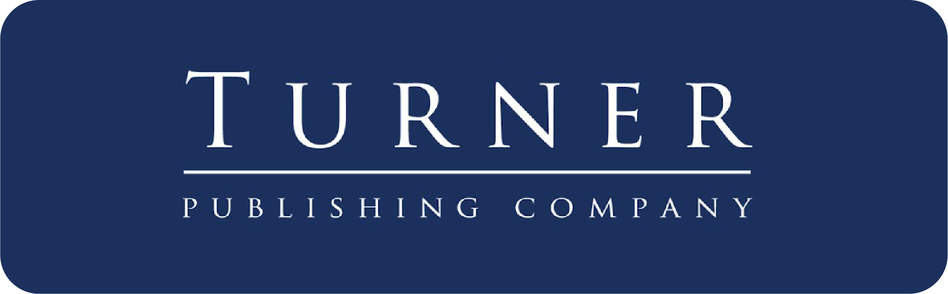Turner Publishing Company logo with a blue background and white text.