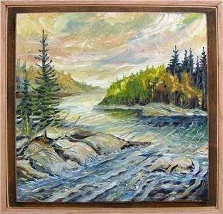Landscape 3 - framed by Carriage House Picture Framing Shop