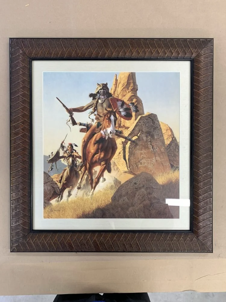 Warrior - framed by Carriage House Picture Framing Shop