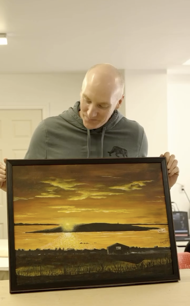 Sunset Bay - framed by Carriage House Picture Framing Shop