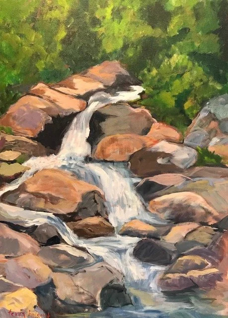 Jacobs Falls | Acrylic | 18" x 24"