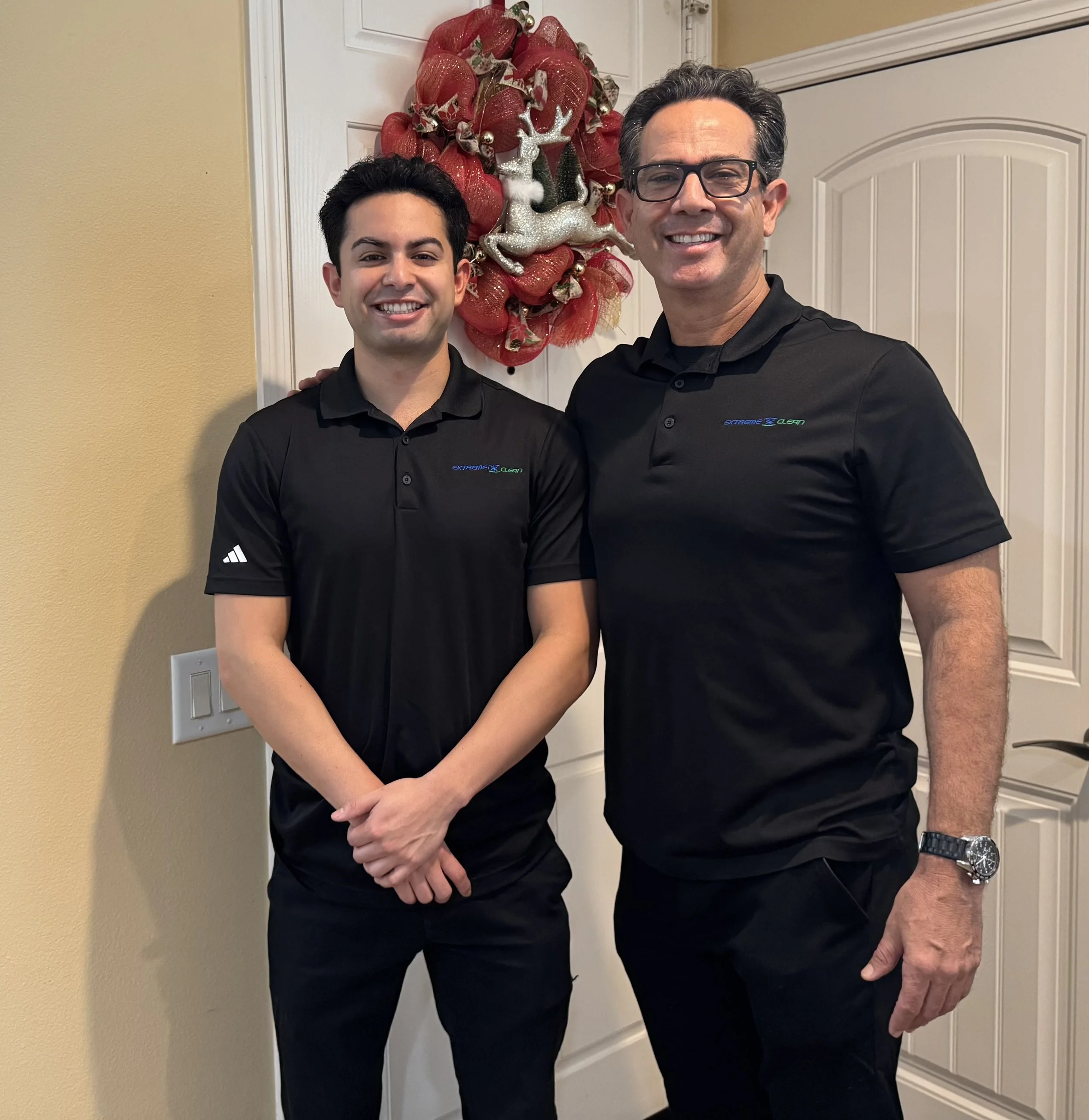 Vince (Left) and Mario (right), The owners of ROC-D, smiling for the camera.