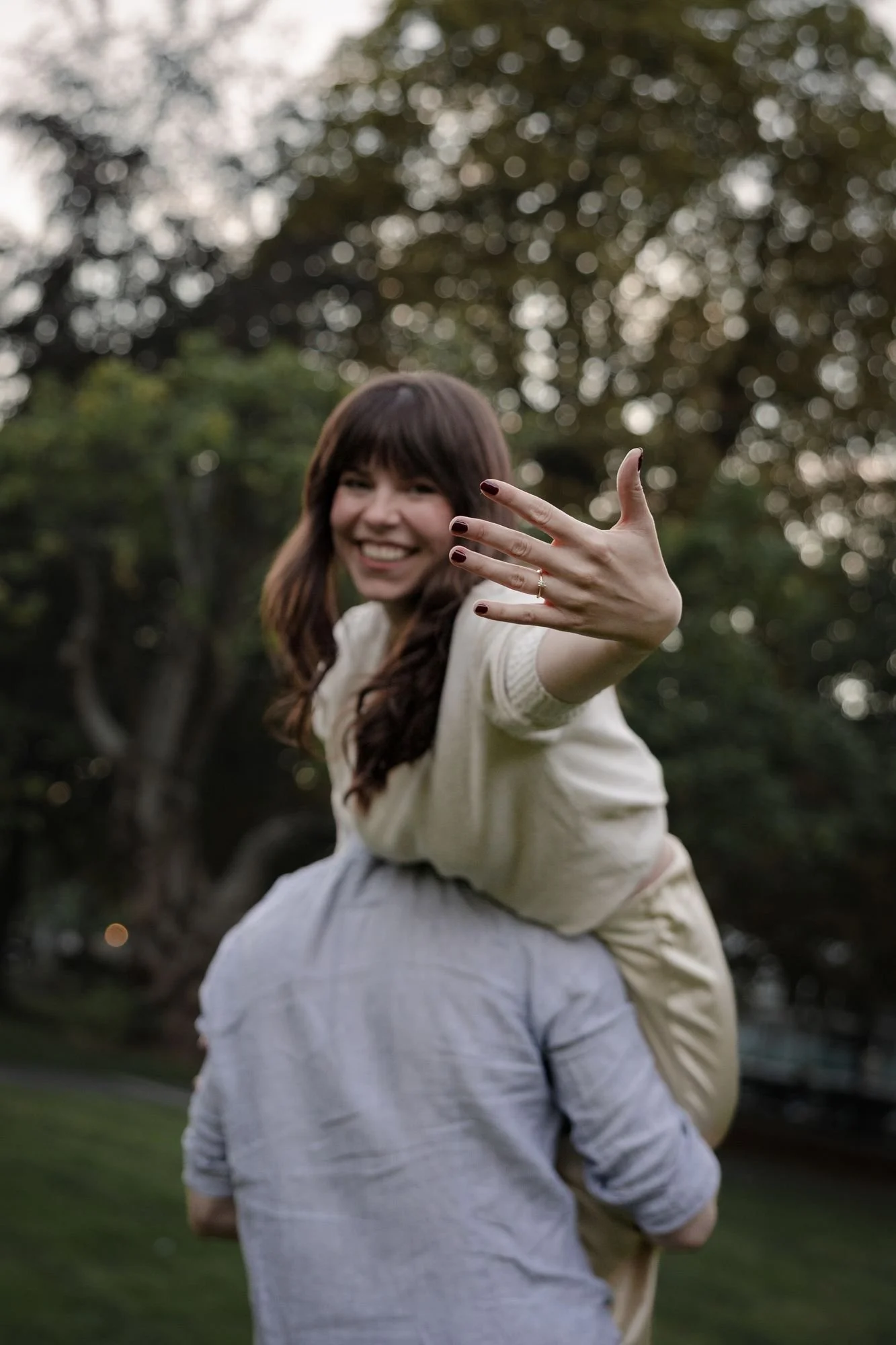 Janine and Philipp during their engagement shoot