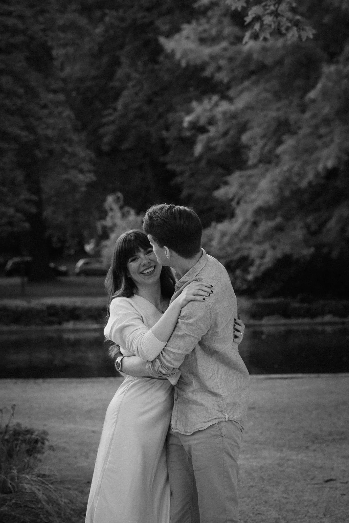 Janine and Philipp during their engagement shoot