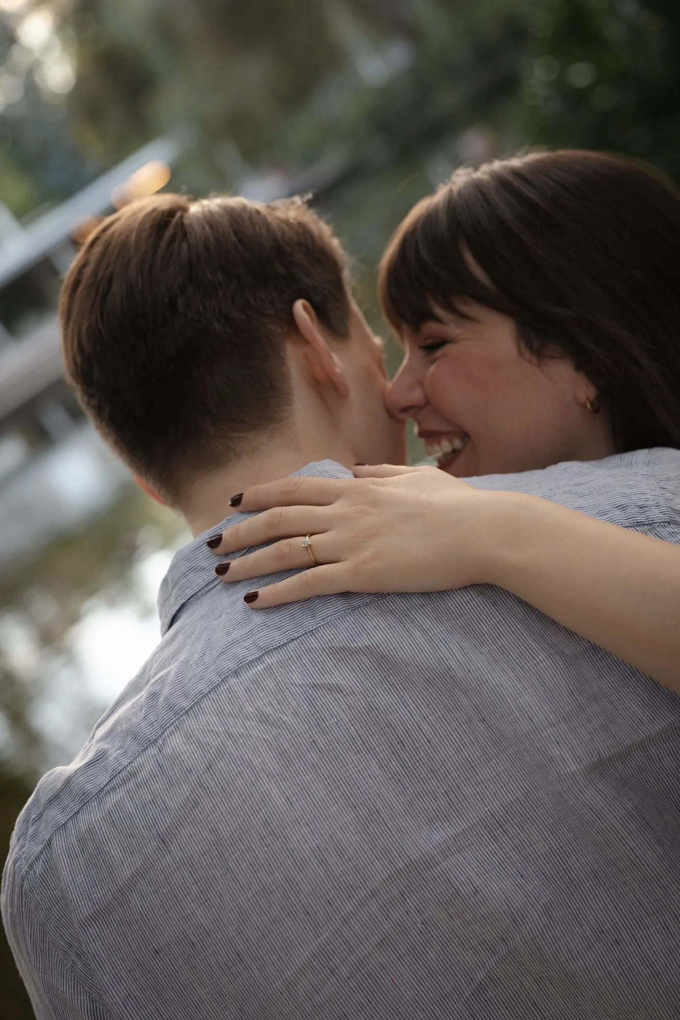 Janine and Philipp during their engagement shoot